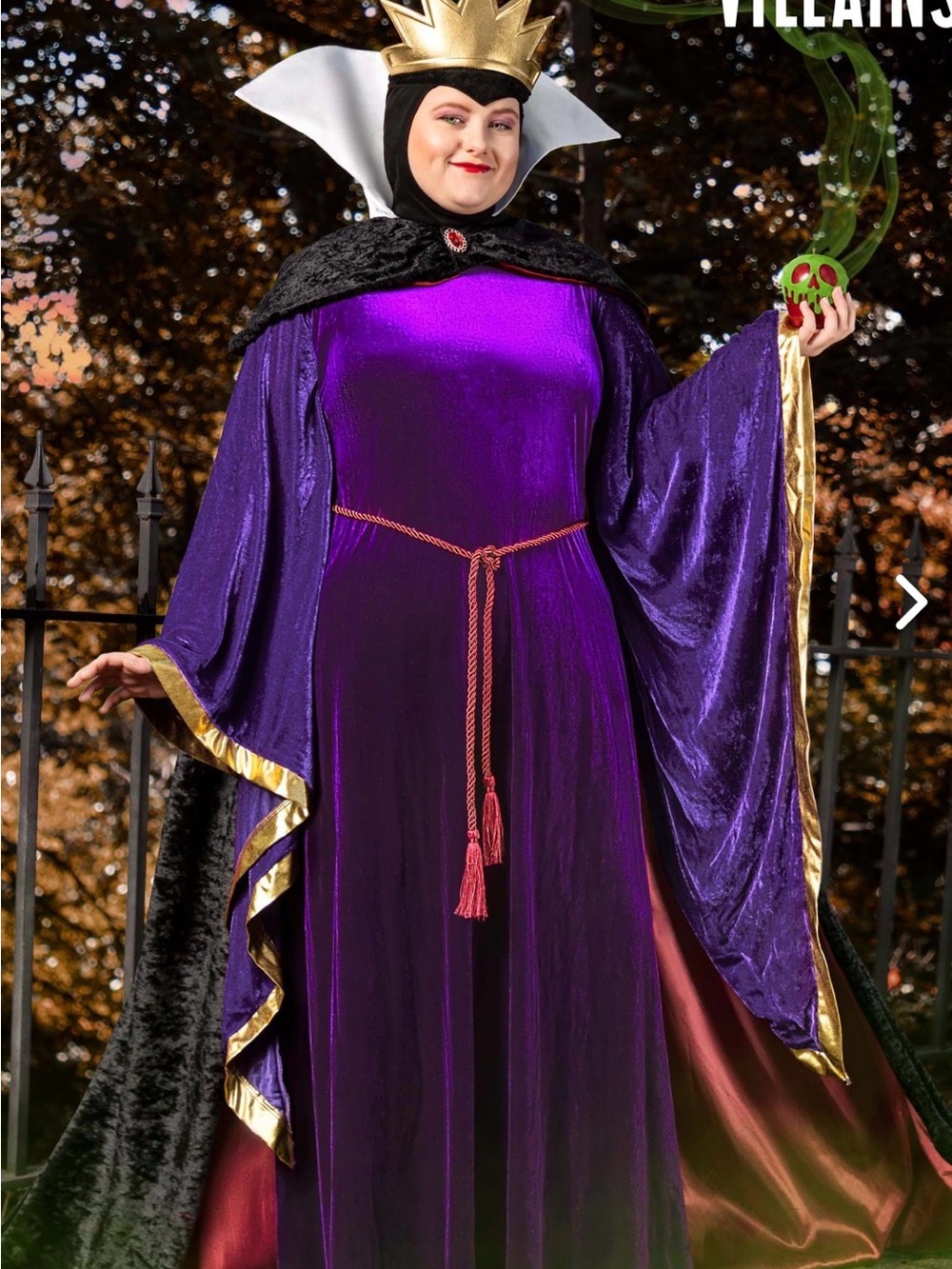 NWT Halloween Costumes Disney Snow White The Evil Queen cosplay costume 3X